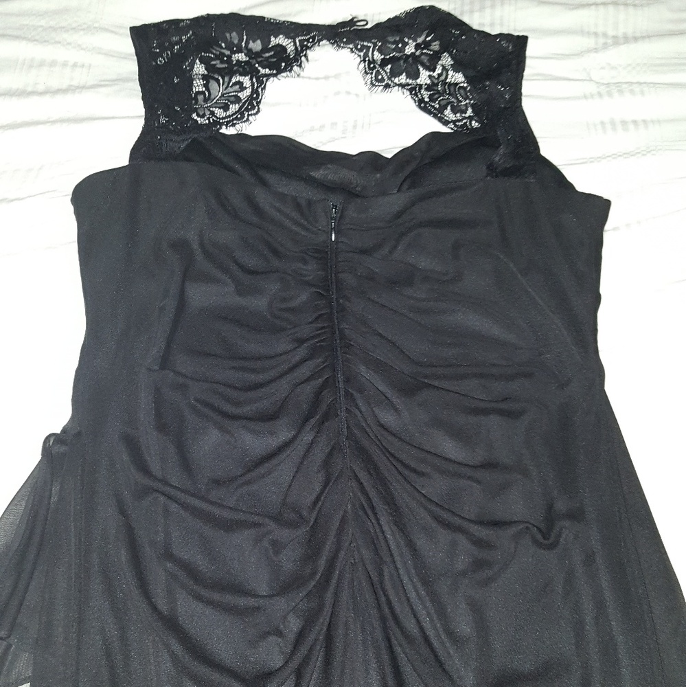 Black cocktail dress